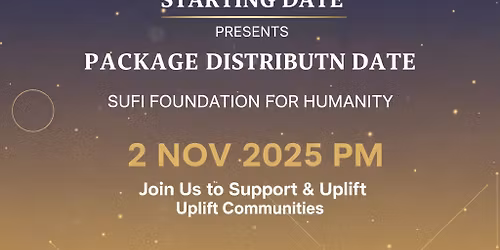 Jakat Distribution pack by sufi Foundation 