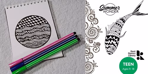 Teen | Zentangle: A Beginners Guide to Drawing for Fun