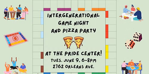 Intergenerational Game Night & Pizza Party!