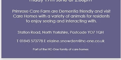 Primrose Care Farm Pets