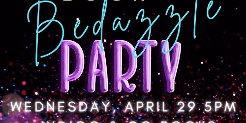 Book Bedazzle Craft Night