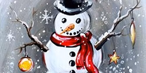 "Festive Snowman", a PAINT & SIP EVENT with Lisa