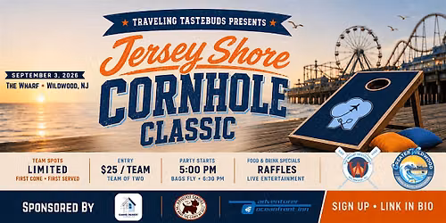 Traveling Tastebuds Jersey Shore Cornhole Tournament
