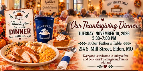 Our Father\u2019s Table Thanksgiving Dinner