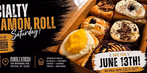 Specialty Cinnamon Roll Saturday!!