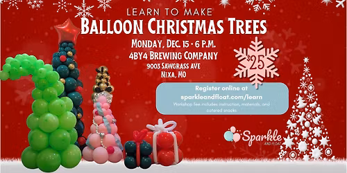 Christmas Balloon Tree Decor Class