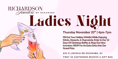 Ladies Night @ Richardson Jewelers Escanaba