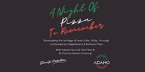 Aeolian Islands Pizza Degustation Night