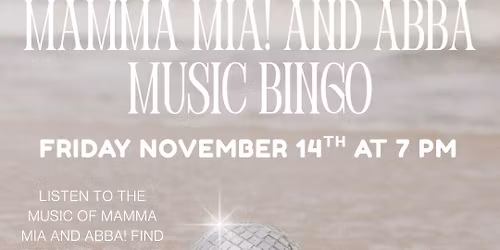 Mamma Mia\/ ABBA Music Bingo