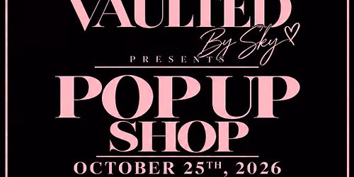 Local Vendor Pop Up Shop \ud83d\udcab