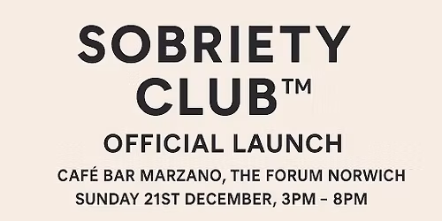 Sobriety Club Official Launch 