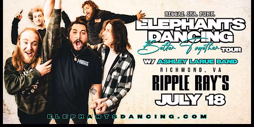 Elephants Dancing & Ashley LaRue Band @ Ripple Ray's