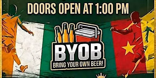 WATCH PARTY SOCCER GAME  - COTE D'IVOIRE VS CAMEROON