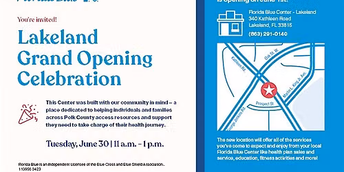 Florida Blue Center - Lakeland Grand Opening Celebration