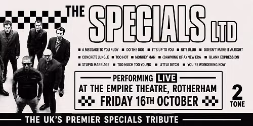 The Specials Ltd LIVE - "Ghost Town" 45th Aniniversary Tour