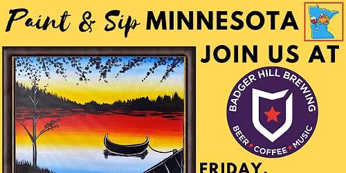 July 17 Paint & Sip at Badger Hill Brewing