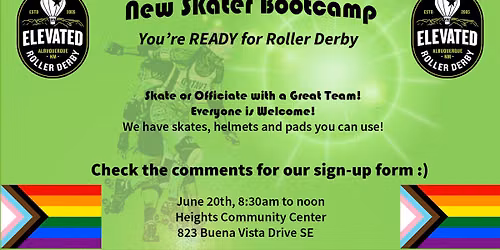 Elevated Roller Derby New Skater Event