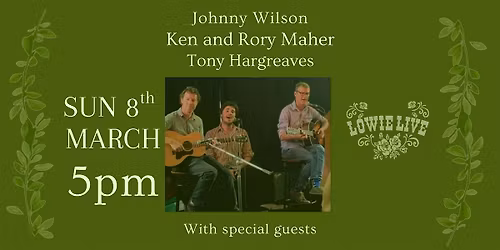 Johnny Wilson, Ken & Rory Maher and Tony Hargreaves at The Lomond Hotel