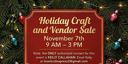 Holiday Craft and Vendor Sale
