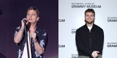 Alex Warren with Rob Thomas