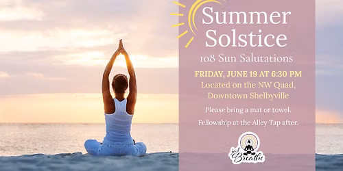 Summer Solstice Celebration: 108 Sun Salutation