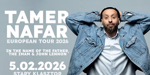TAMER NAFAR - gwiazda hip-hopu z Palestyny na jedynym koncercie w Polsce!