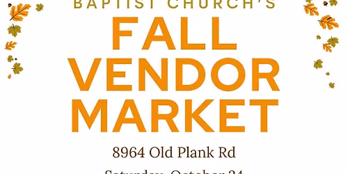 Fall Vendor Market