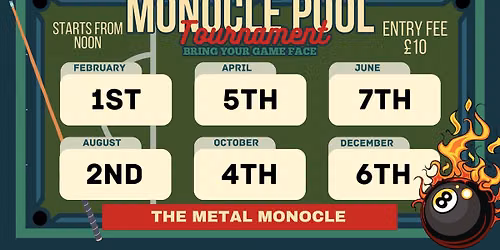 Pool Tournament (Every 2 Months)