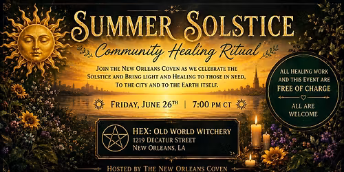 Summer Solstice Community Healing Ritual \ud83c\udf1e