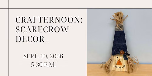 Crafternoon: Scarecrow Decor