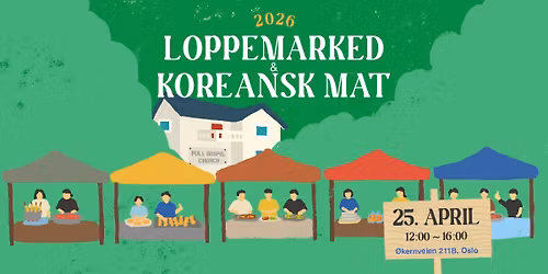 Loppemarked & Koreansk Mat