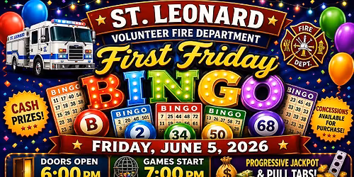 First Friday BINGO!