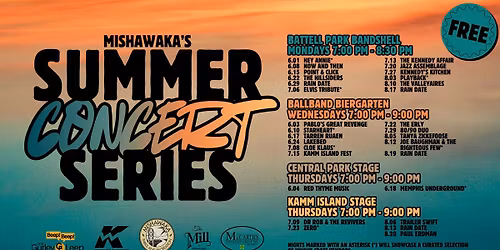 Memphis Underground @ Free Concert at Mishawaka's Central Park