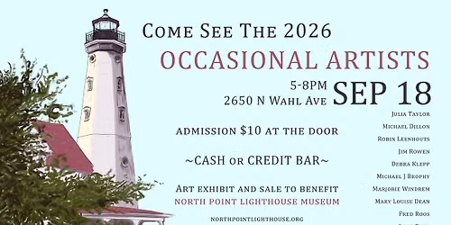 2026 Occasional Artists Show & Sale