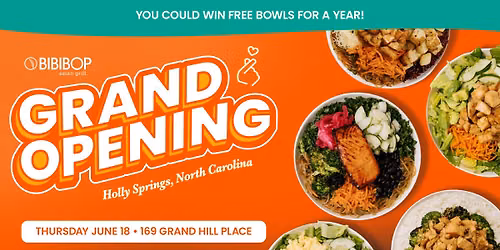 BIBIBOP Grand Opening - Holly Springs, NC