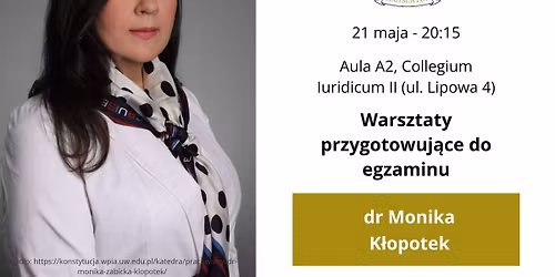 Warsztaty przygotowuj\u0105ce do egzaminu - z prawa konstytucyjnego