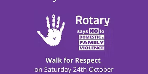 Walk for Respect - Say No to Family Violence