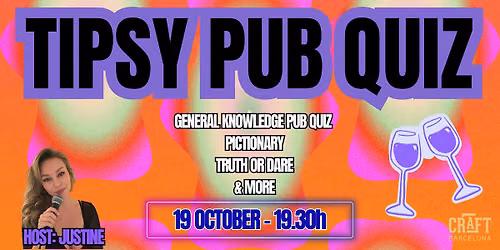 TIPSY PUB QUIZ : CRAZY ROUNDS - PRIZES FOR WINNERS