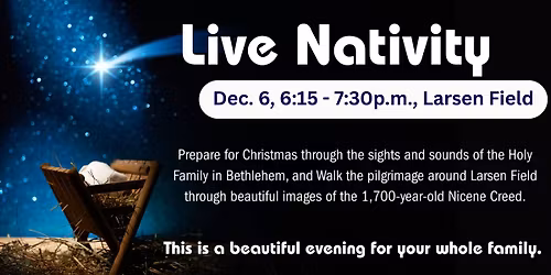 Annual Live Nativity and Call for Artwork