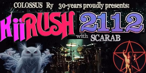 Colossus Ry 30 vuotta! KiiRUSH \u2013 Neil Peart in Memoriam, Scarab