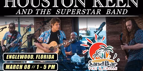 HOUSTON KEEN BAND: Englewood, FL \/\/ Sandbar Tiki & Grille