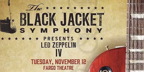 The Black Jacket Symphony - Led Zeppelin's IV at Orpheum Theatre - Sioux City