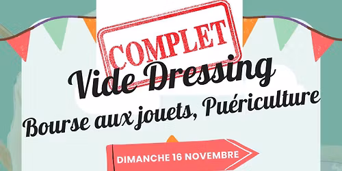 Vide dressing, Bourse aux jouets et pu\u00e9riculture