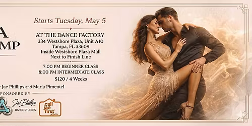 Salsa Boot Camp w\/Jae Phillips & Maria Pimental!
