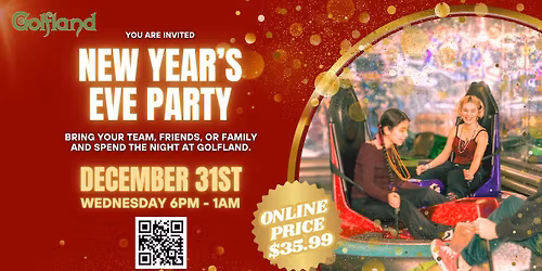 Golfland's New Year's Eve Party