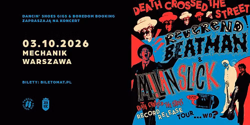 REVEREND BEAT-MAN \u2022 MILAN SLICK\u2022 03.10.2026 \u2022 Mechanik, Warszawa