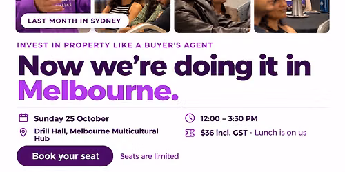 Lunch & Learn: Invest in property like a Buyer's Agent