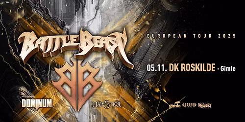 BATTLE BEAST + Dominum + Majestica p\u00e5 Gimle