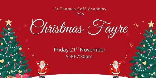 St Thomas\u2019 PSA Christmas Fair