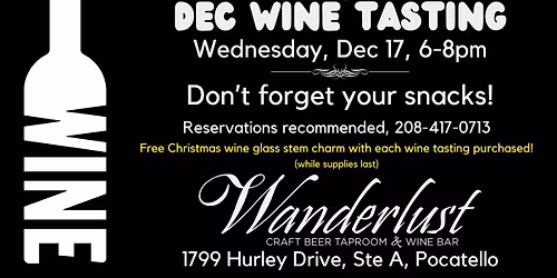 Wine Tasting at Wanderlust